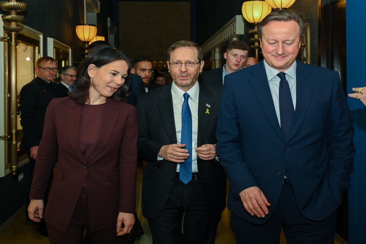 Foreign Ministers from Germany and the UK are currently in Israel