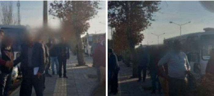 تجمع اعتراضی رانندگان مینی بوس و ناوگان حمل و نقل جاده ای اورمیه