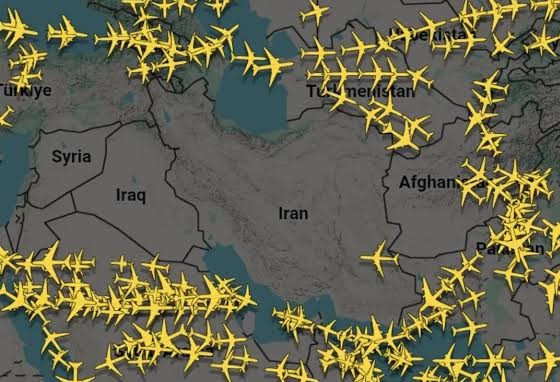 لغو و تغییر مسیر گسترده پروازهای بین‌المللی در خاورمیانه