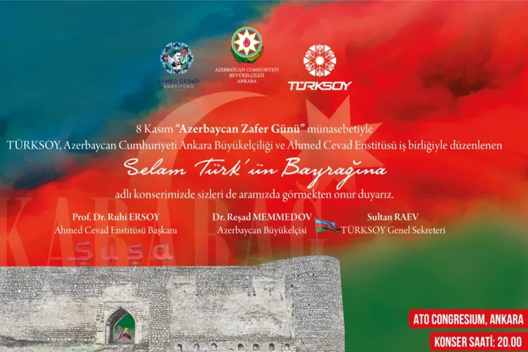 8 noyabr - Azərbaycanın zəfər günü Ankarada konsert proqramı ilə qeyd ediləcək