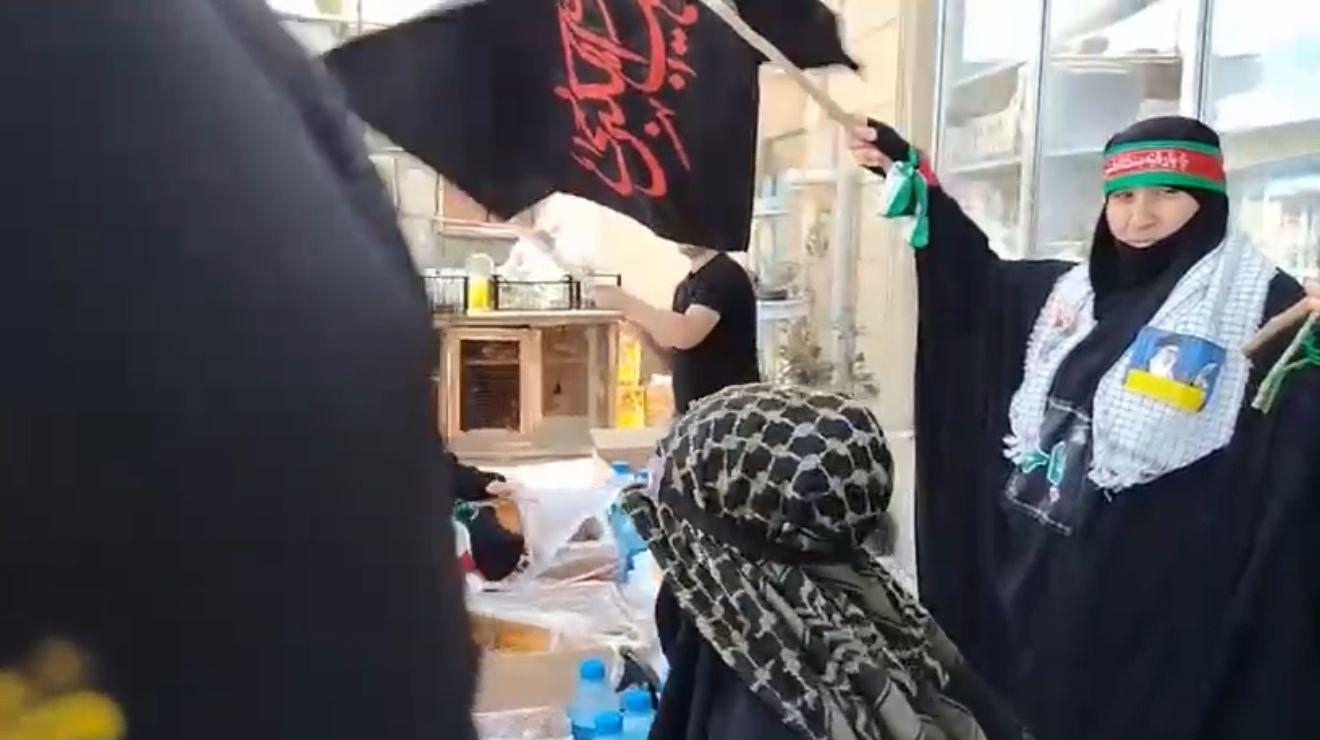 Women who held religious services in a public place with a picture of Ali Khamenei on them have been arrested.