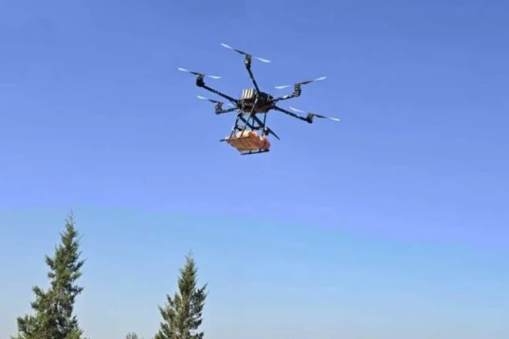 The Border Service intercepted a drone used to smuggle drugs across the border