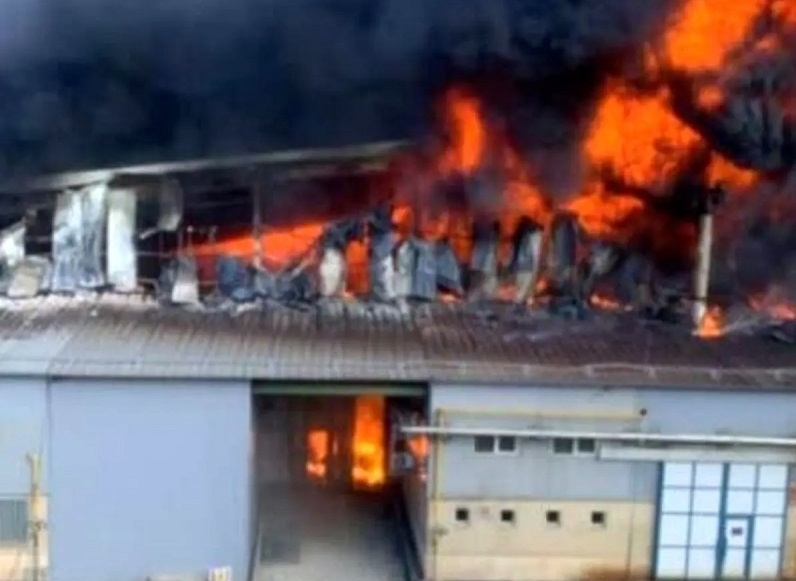 A fire broke out in Sungun