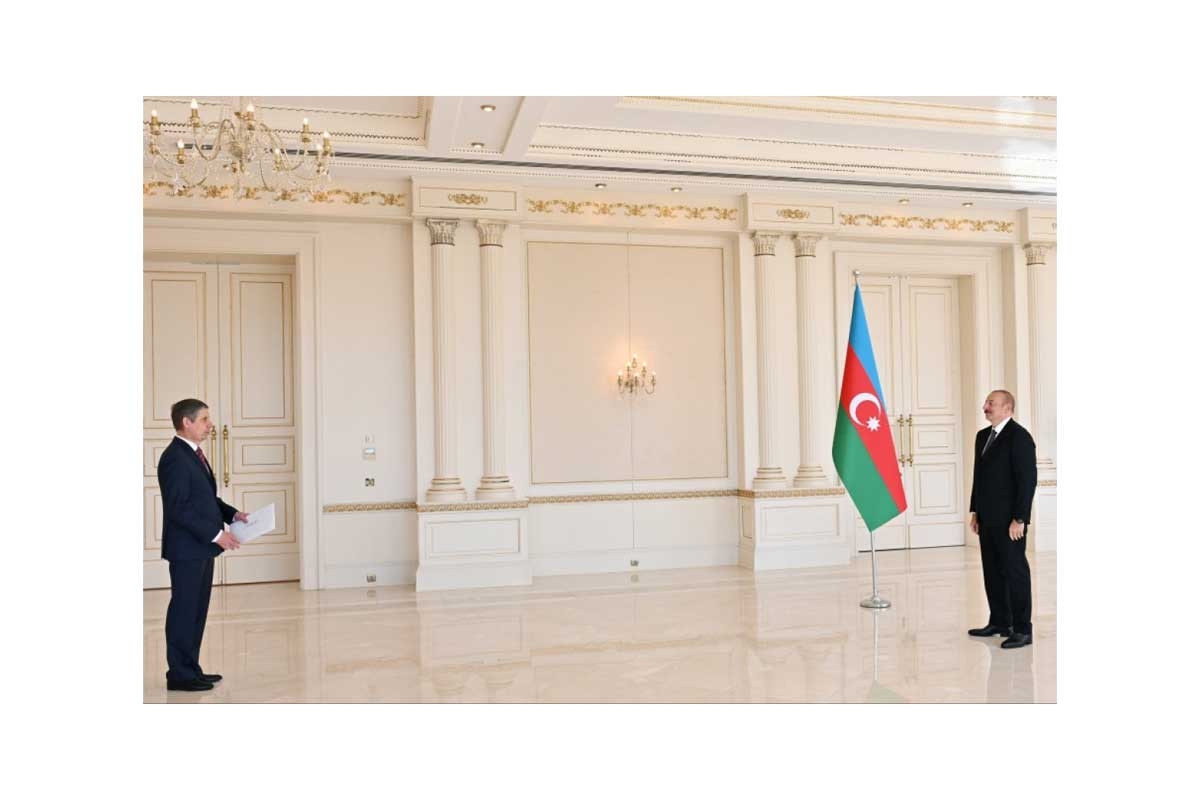 Prezident Rusiyanın yeni səfirinin etimadnaməsini qəbul edib