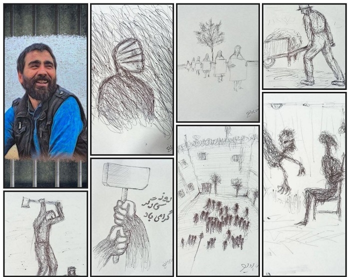 احضار مرتضی پروین‌ به‌ حفاظت‌ اطلاعات‌ زندان‌ اوین‌ و تهدید وی بعد‌ از برگزاری نمایشگاه‌ نقاشی