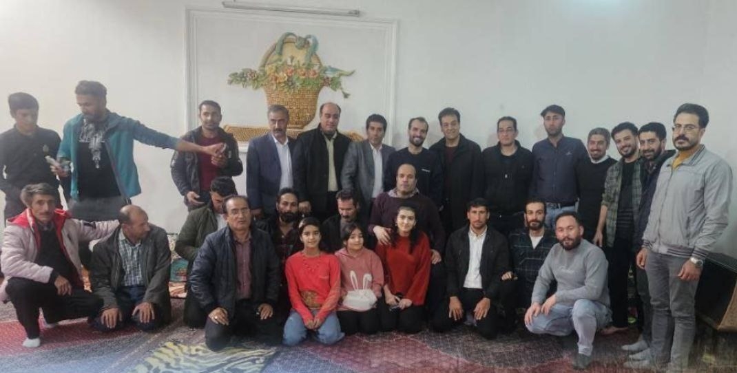 دیدار جمعی از فعالین حرکت ملی با «آراز ابراهیم نژاد» در قوشاچای