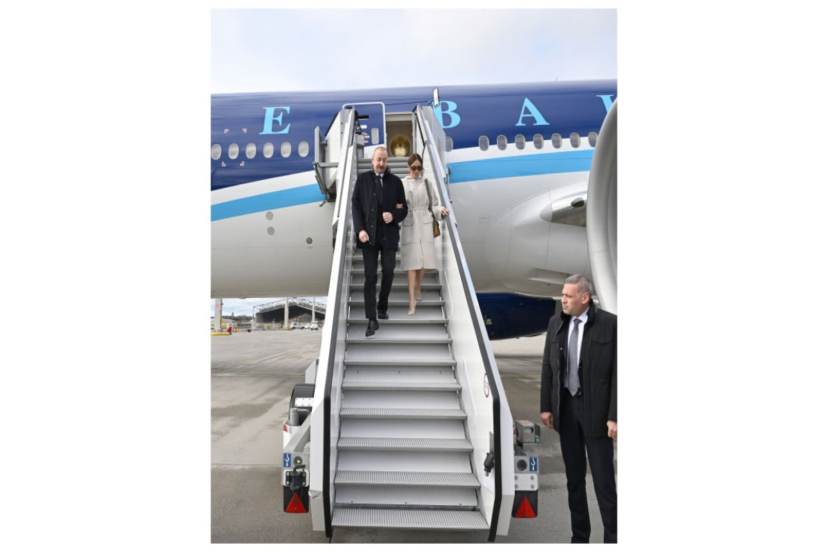 Prezident İlham Əliyev Almaniyaya səfərə gedib