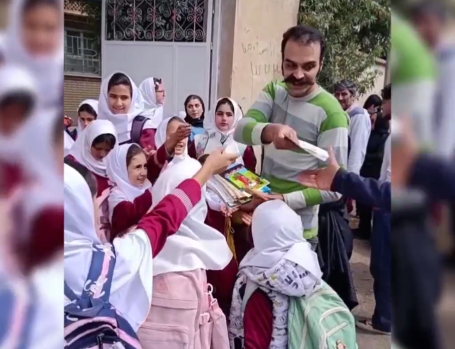 At the beginning of the school year, Turkish books were distributed as gifts to students