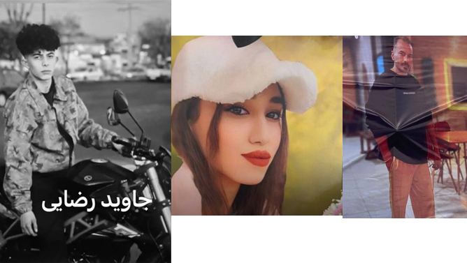 Nazanin Esmixani, Əyyub Şərifi və Cavid Rzayi İran hakimiyyətinin gülləsi ilə həyatını itirib