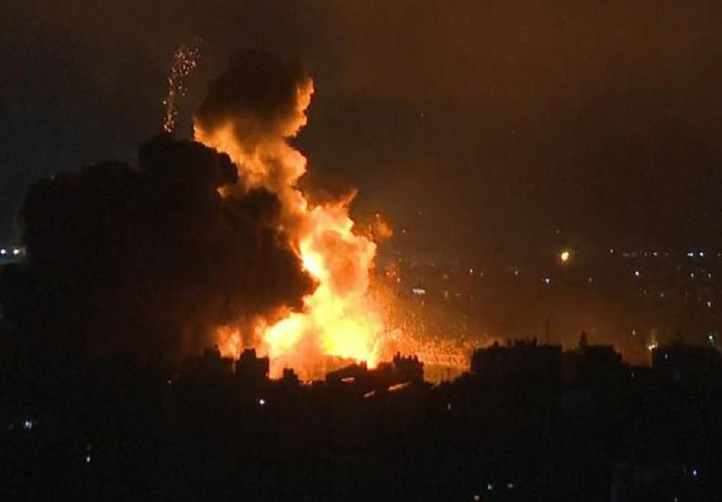 Xanada kazarmalar və kəşfiyyat qərargahı bombalandı