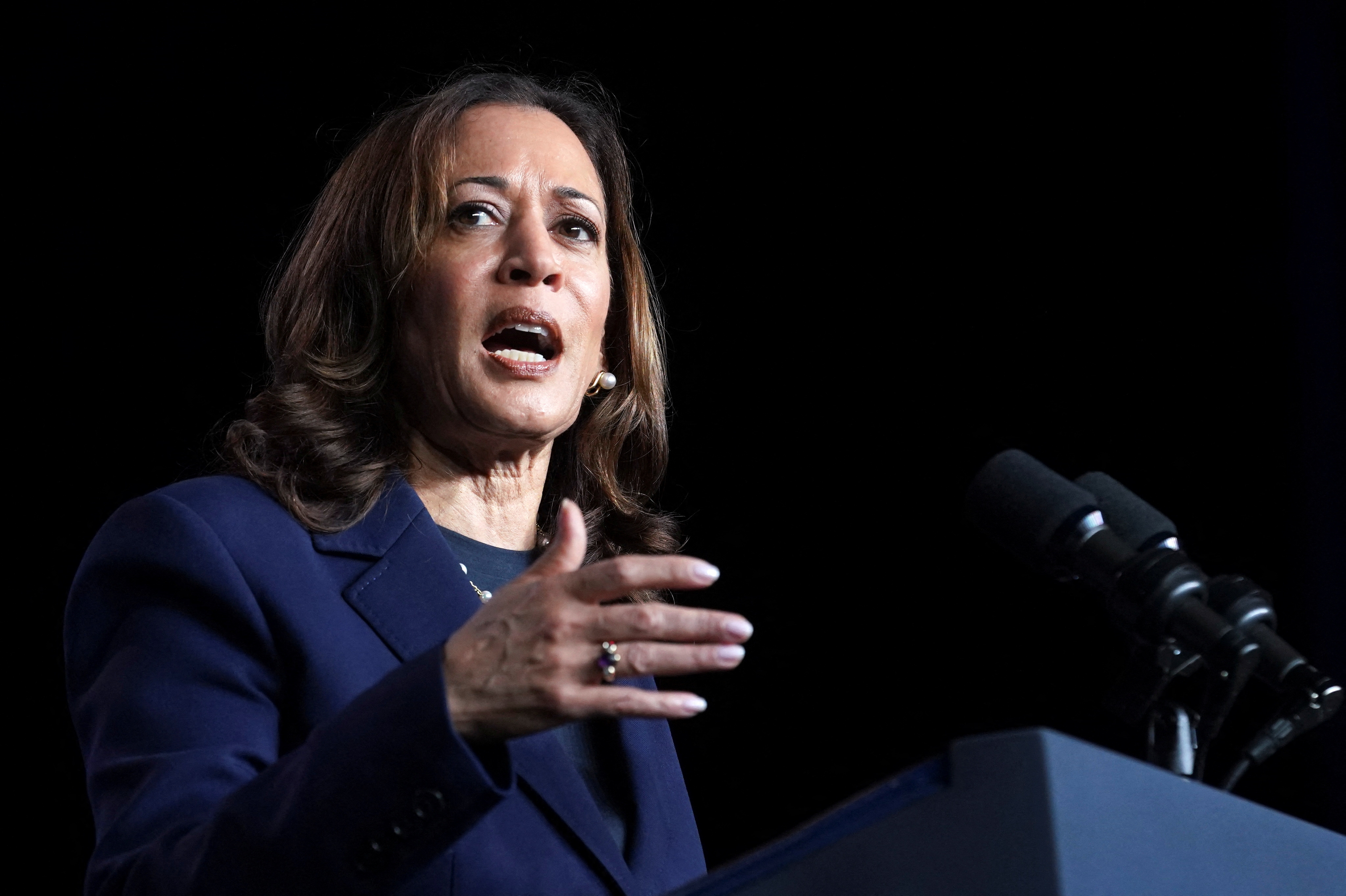 Kamala Harris addressed Iran's attack on Israel