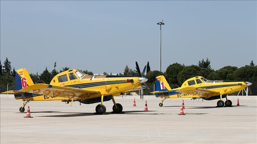 هواپیمای اطفای حریق متعلق به اداره کل جنگلداری ترکیه در کرواسی سقوط کرد