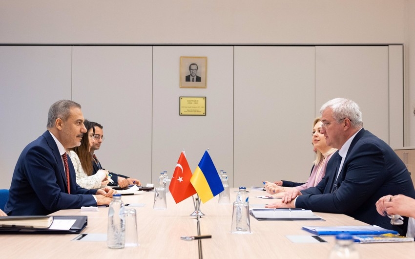 Türkiyə və Ukrayna XİN başçıları arasında görüş olub