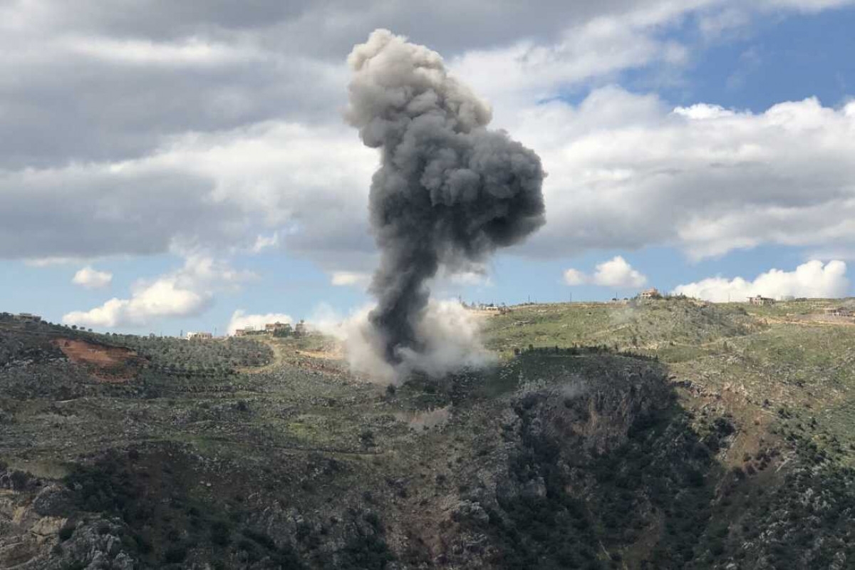 İsrail Lübnanda Hizbullah mövqelərinə zərbələr endirib