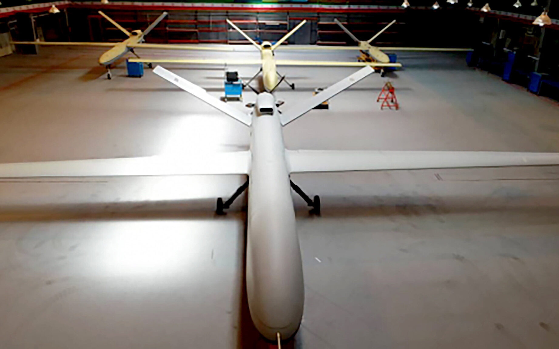 Over 100 drones launched by Iran at Israel in last few hours, IDF working to shoot them down