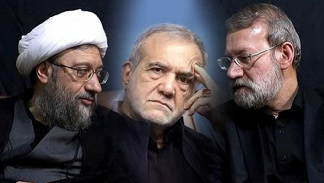 شکاف عمیق بین پزشکیان و برادران لاریجانی