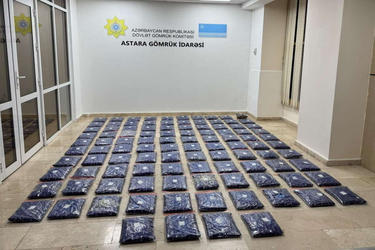 İrandan gələn "Şaftalı" yükündə 52 kq marixuana aşkarlanıb
