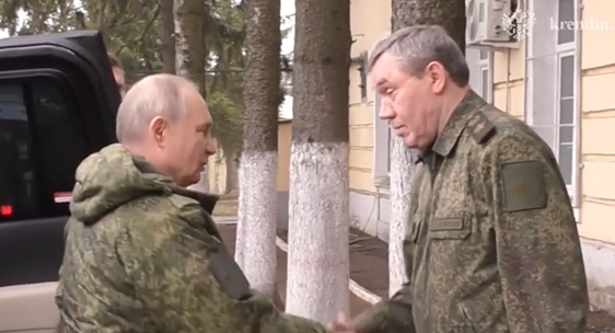 Putin visited Kursk region