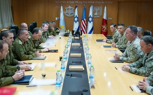 Head of CENTCOM held talks with IDF Chief of Staff