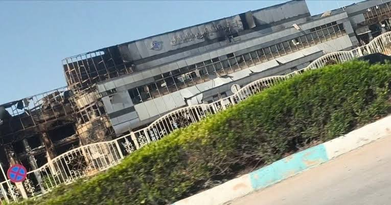 تخریب کامل فرودگاه بوشهر در حملات آمریکا