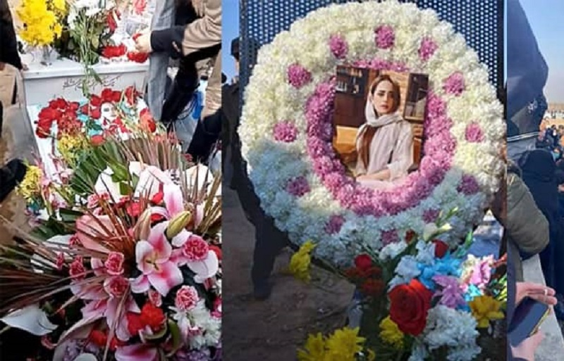 A memorial was held for Aylar Haqqi