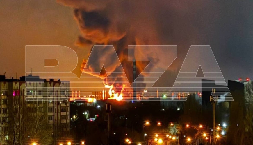 Ukrayna dronları Rusiyanın neft bazalarına hücum etdi