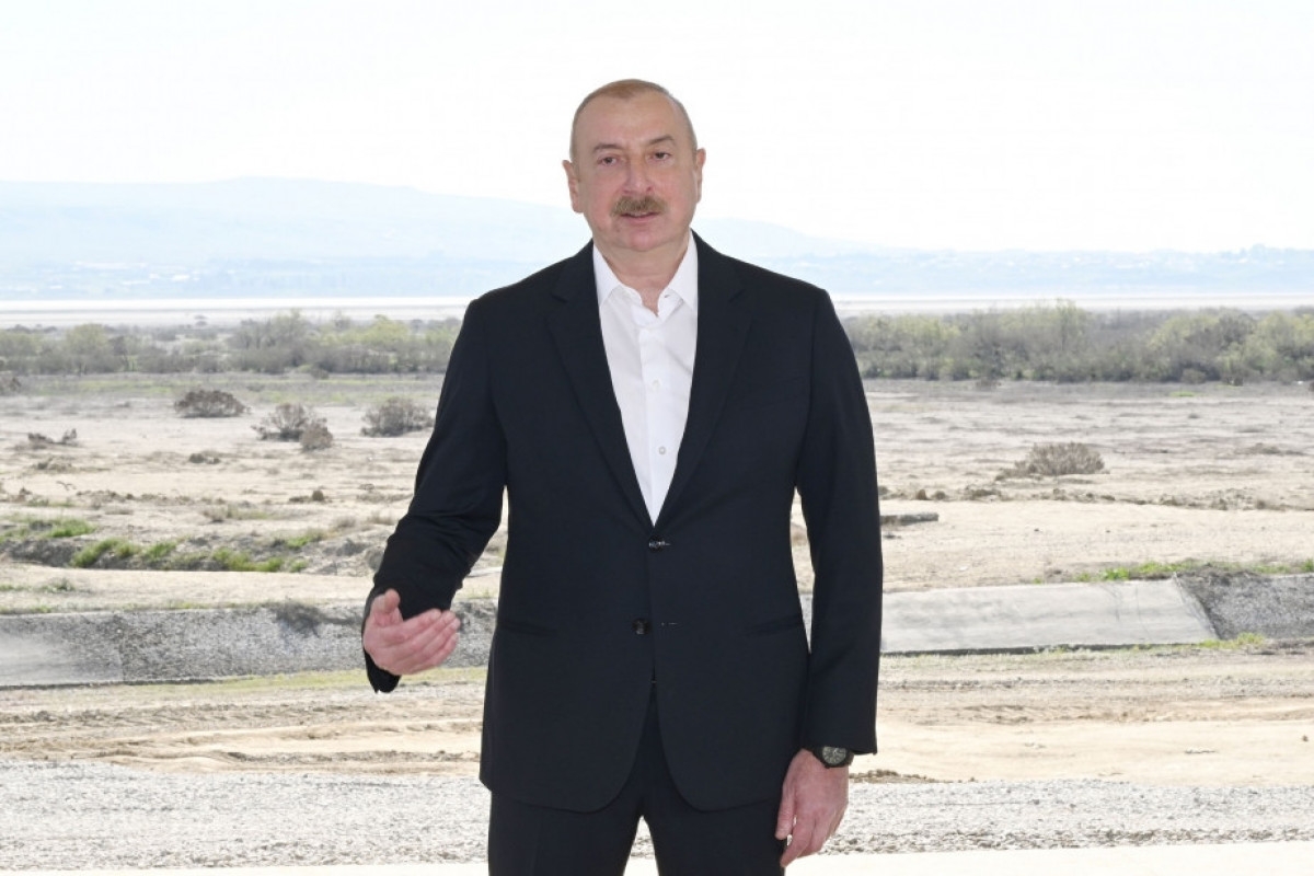 Prezident: Biz bu gün su mənbələrimizə tam sahib olmuşuq