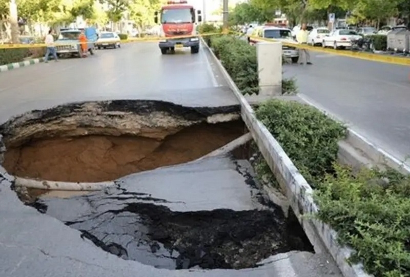 Landslides occur throughout Iran
