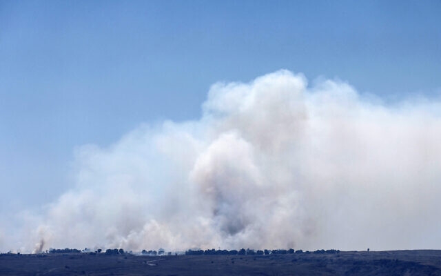 IDF says it struck Hezbollah launcher from which rockets were fired at Israel earlier