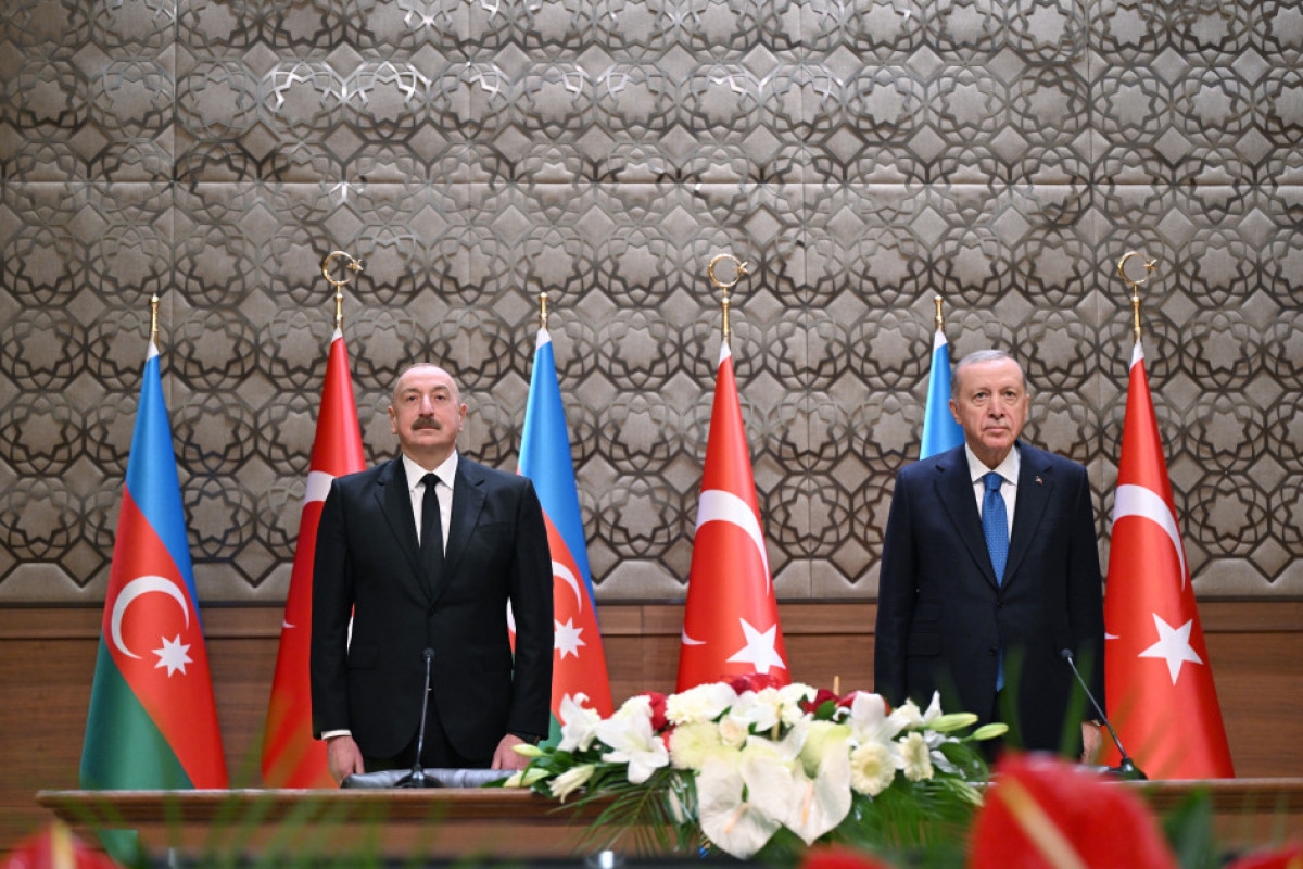 Azərbaycan və Türkiyə prezidentləri İğdır-Naxçıvan qaz kəmərinin videobağlantı formatında açılışında iştirak edib