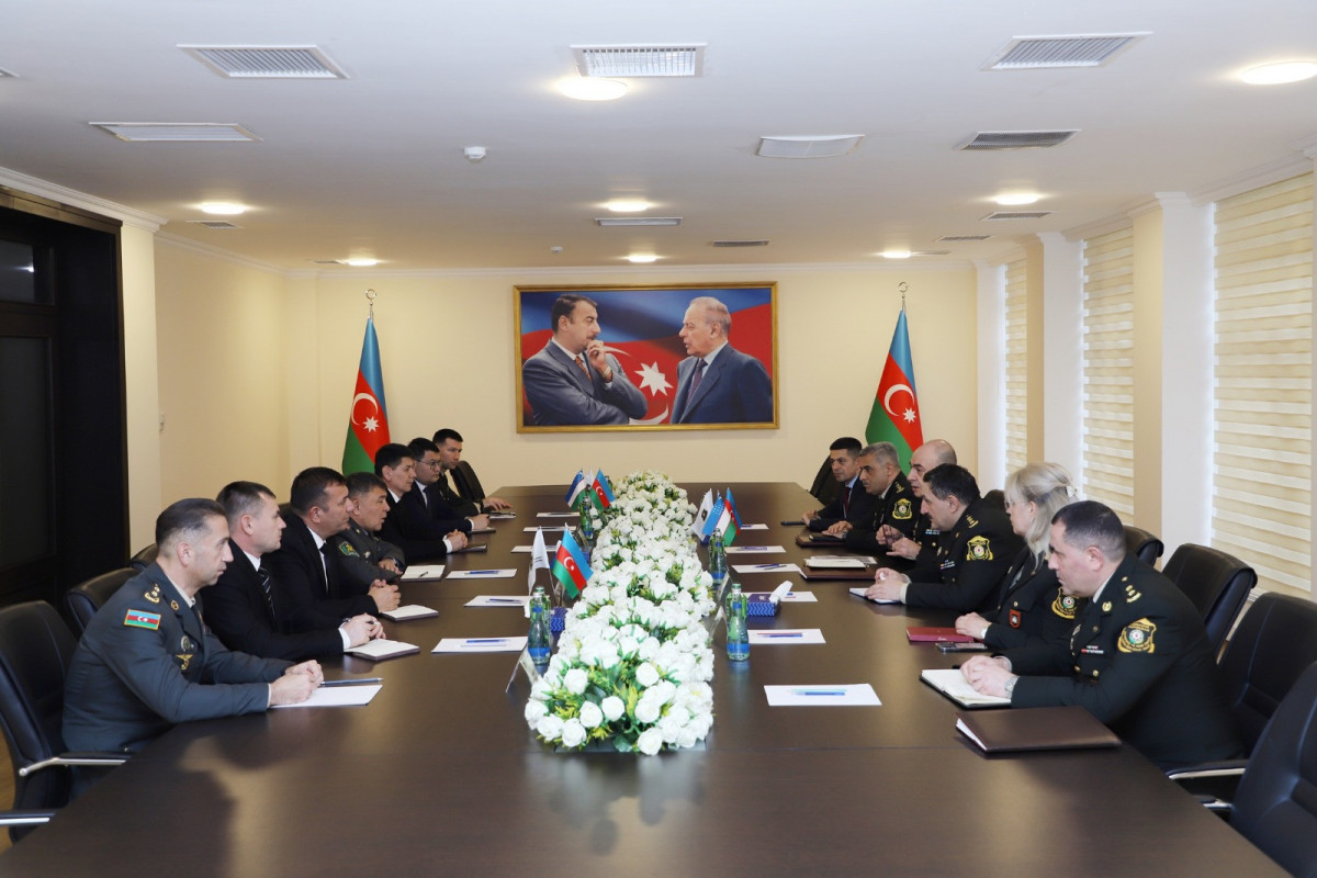 Səfərbərlik Xidmətində Özbəkistan MN-in nümayəndələri ilə görüş keçirilib