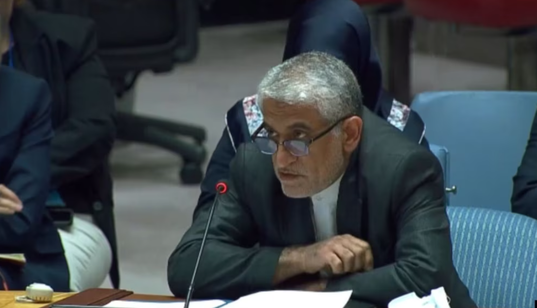 نماینده ایران در سازمان ملل، تجهیز و تسلیح گروههای فلسطینی را کرد