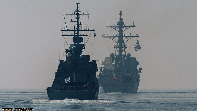 Joint exercise between two military powers in the Red Sea