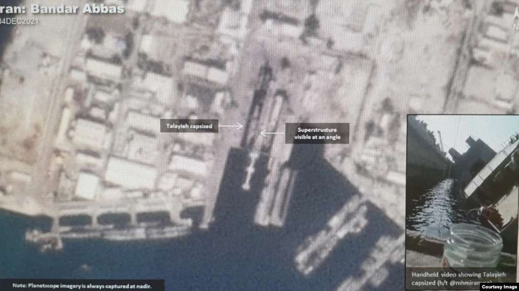 İran ordusunun dəniz qüvvələrinin hərbi gəmisi aşıb: 1 nəfər həlak olub