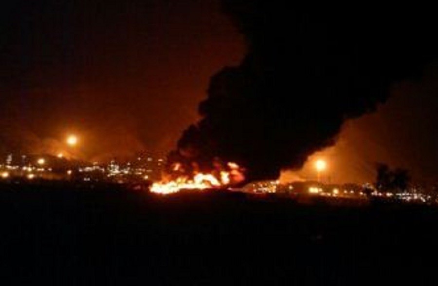 İranda mühüm enerji mərkəzinin binası yandırıldı