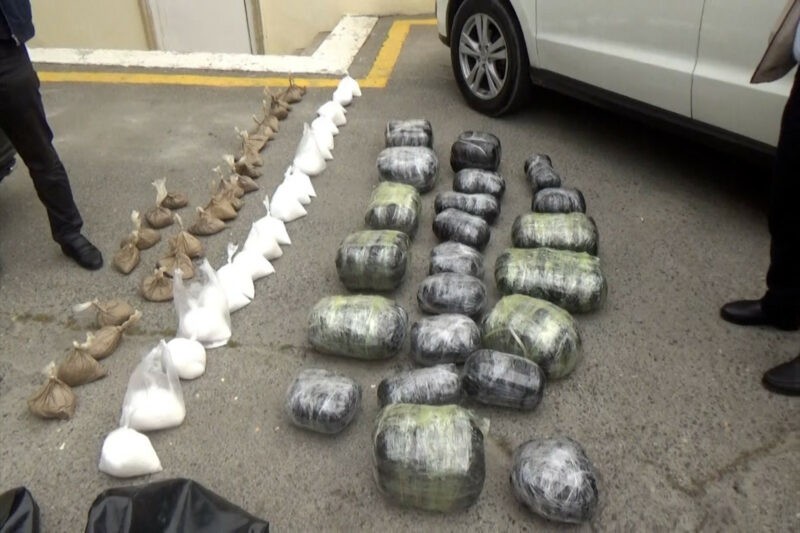 İrandan 112 kq narkotik gətirən 2 narkotacir tutuldu-VİDEO