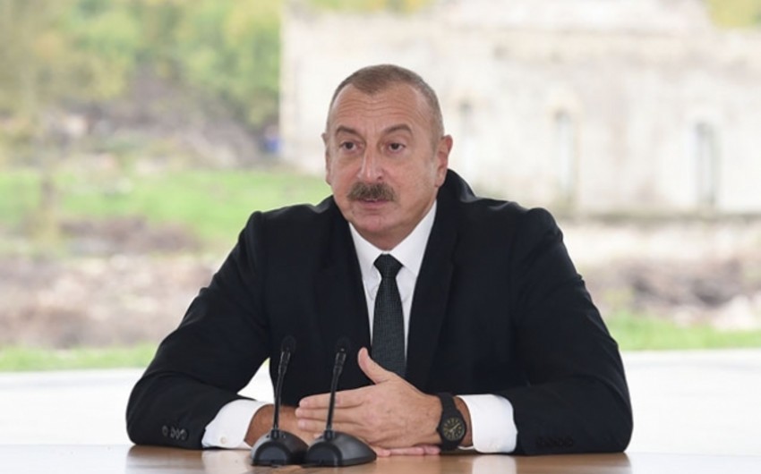 Prezident İlham Əliyev: "Bu gün gözəl Zəngilan torpağında həyat qururuq"