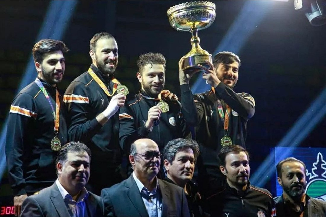 Vərziğan qılıncoynatma komandası İran çemionatında birinci yeri tutub