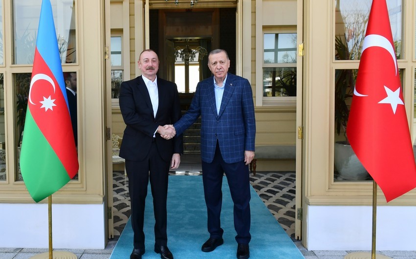 İstanbulda İlham Əliyevlə Rəcəb Tayyib Ərdoğanın görüşü olub