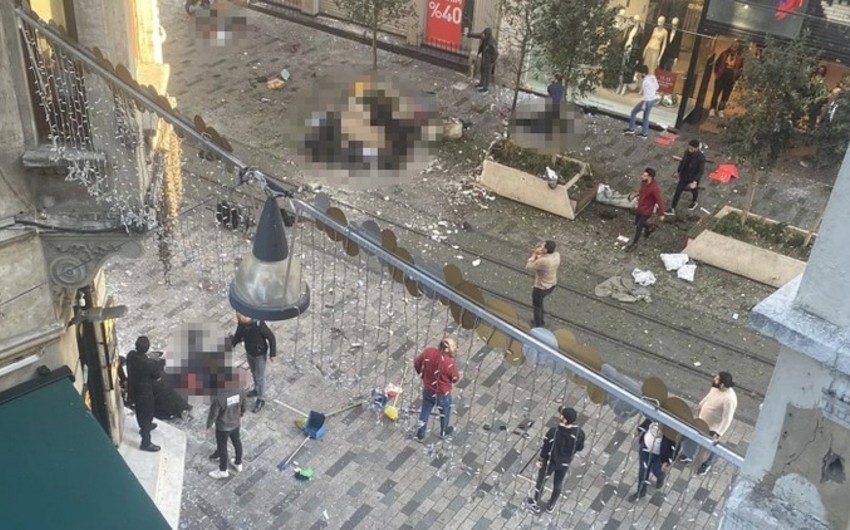 İstanbulda partlayış zamanı 6 nəfər ölüb, 53 nəfər yaralanıb
