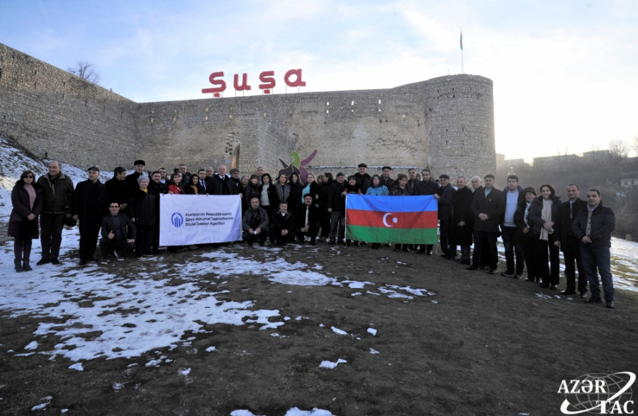 QHT təmsilçilərinin Şuşaya səfəri başa çatıb-FOTOLAR