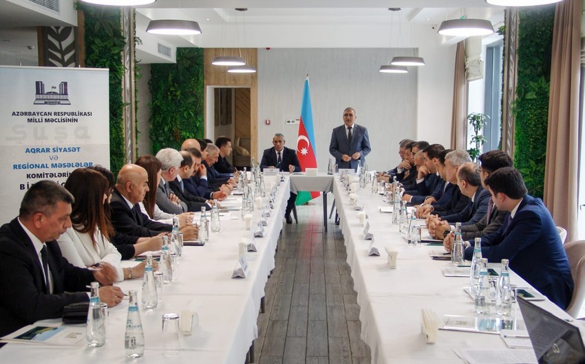 Şuşada Milli Məclisin komitələrinin birgə iclası keçirilib