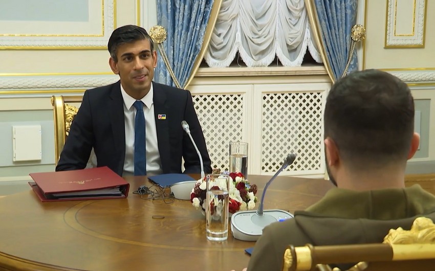 Sunak: "Britaniya Ukraynanı sona qədər dəstəkləyəcək"