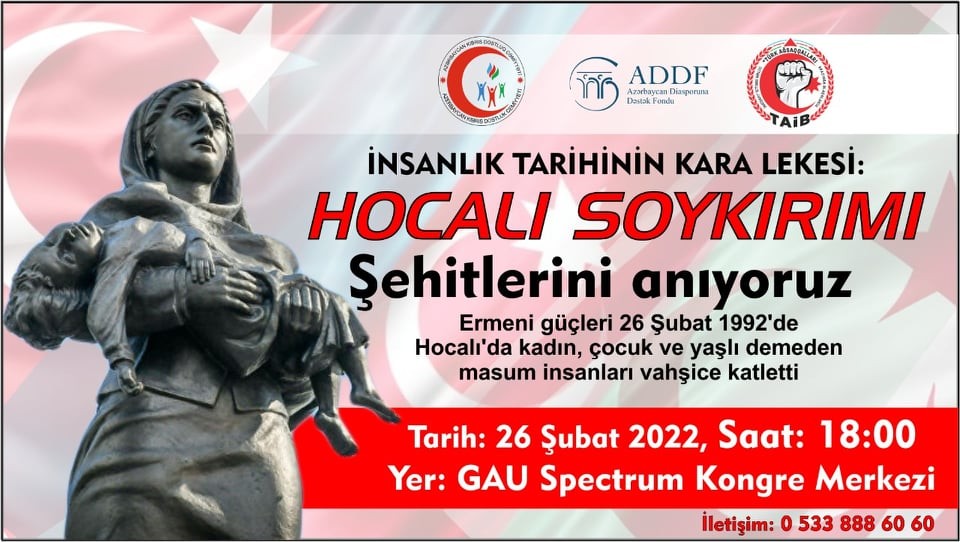 Quzey Kıbrısda Xocalı soyqırımı ilə bağlı beynəlxalq konfrans keçiriləcək