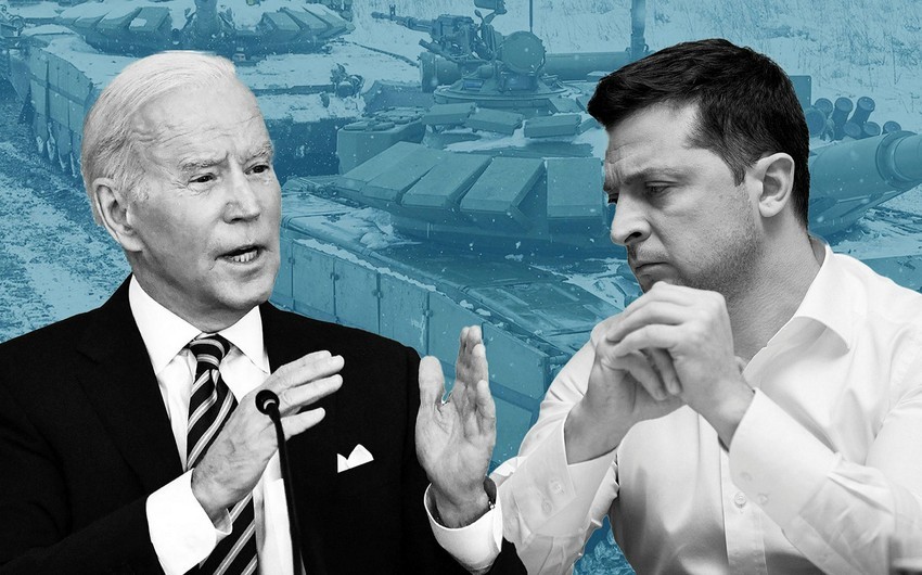 ABŞ və Ukrayna prezidentləri telefonla danışıblar