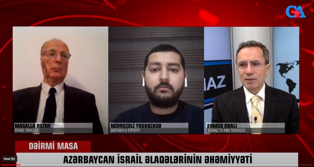 “Dəyirmi masa''da müzakirə: “Azərbaycan-İsrail əlaqələrinin əhəmiyyəti” və "Təbrizdən inqilab səsi gəlir" -VİDEO