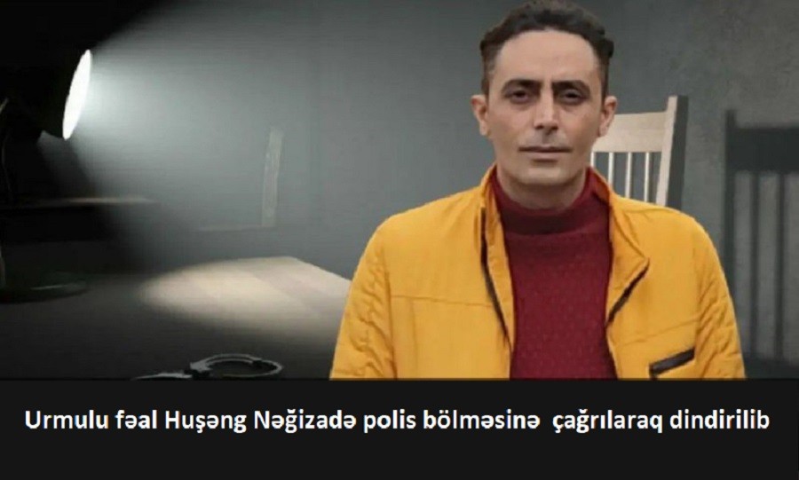 Azərbaycan Ordusuna dəstək aksiyasında saxlanılan urmulu fəal polis bölməsinə çağırılıb