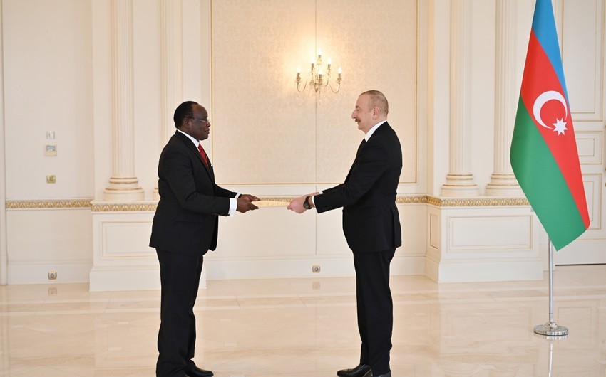 Azərbaycan Prezidenti Namibiya səfirinin etimadnaməsini qəbul edib