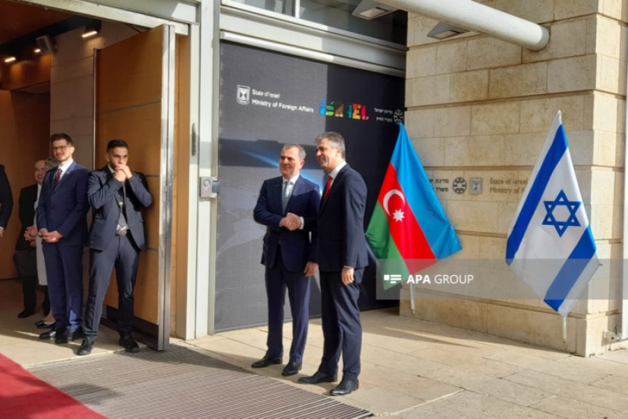 Azərbaycan və İsrail XİN rəhbərləri Yerusəlimdə görüşü başlayıb