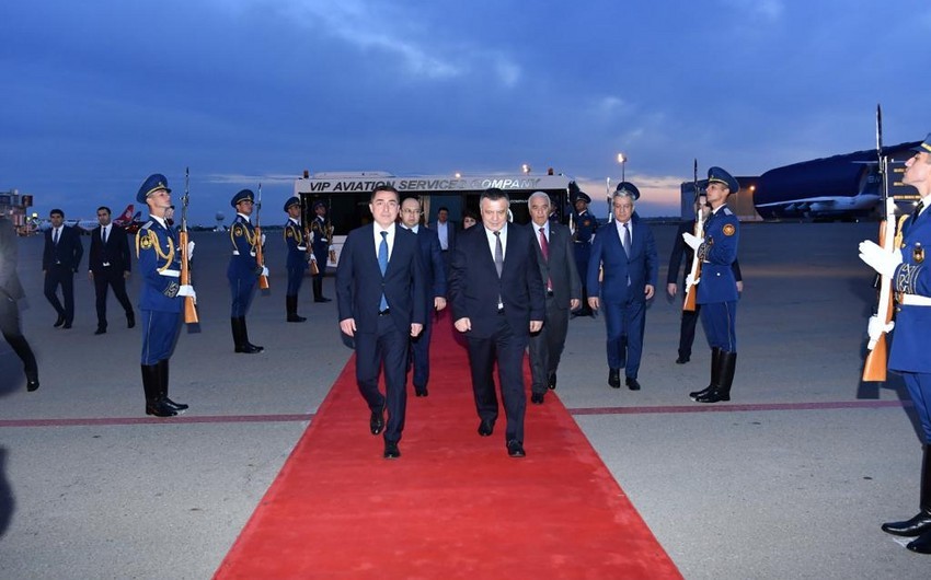 Özbəkistan Ali Məclisinin Qanunvericilik Palatasının sədri Azərbaycana gəlib